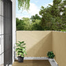 Tela De Privacidade De Creme 1000x120 Cm Do Balcão Do Pvc / Vetonek