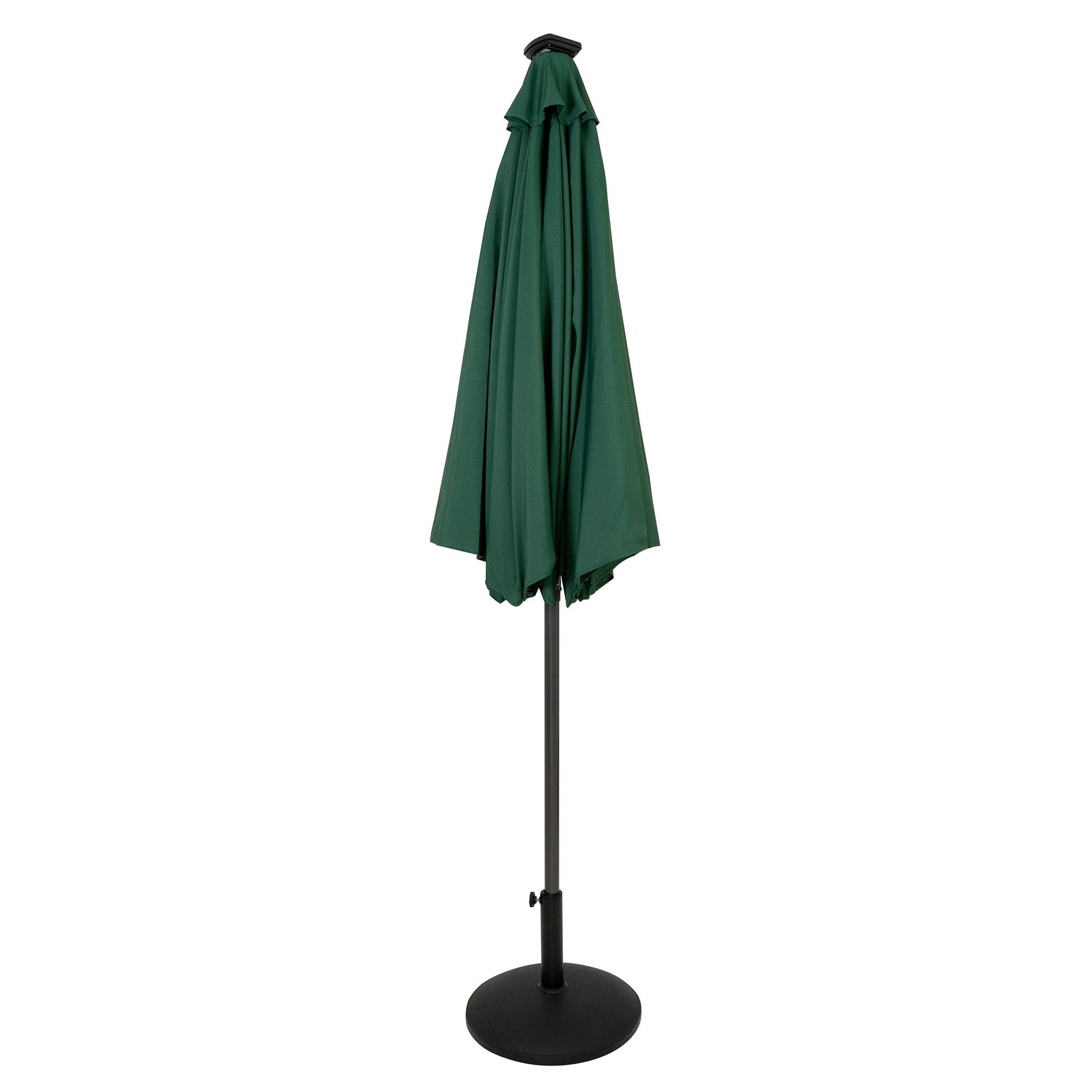 Parasol Led Inclinable 2,7 M Con Base – Verde_1