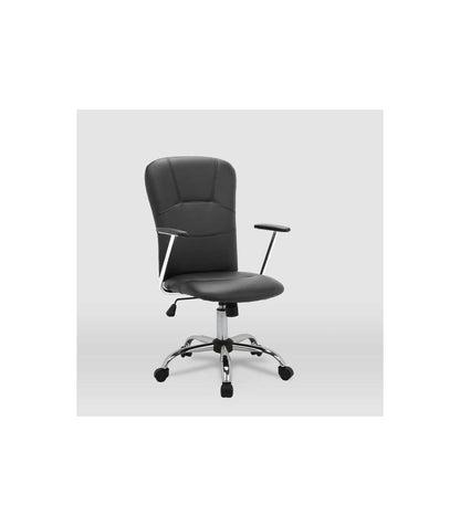 Silla De Oficina Magali Acabado Negro. Alto: 98.5/107.5cm Ancho: 56cm Fondo: 59cm._1
