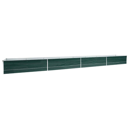 Arriate De Acero Galvanizado Verde 600x80x45 Cm_0
