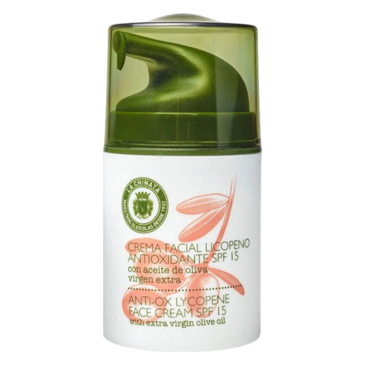 Crema Facial con Licopeno Antioxidante SPF15 La Chinata 50 ml