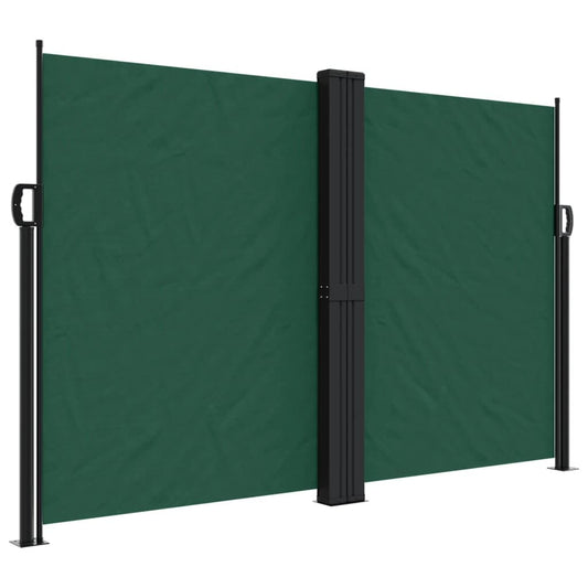 Vidaxl Toldo Lateral Retráctil Verde Oscuro 160x1200 Cm_0