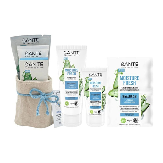 Pack Cuidado Facial Moisture Fresh + Organizador de Algodão SANTE