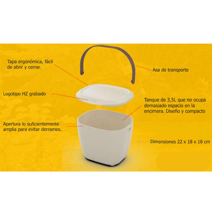 Papeleira para lixo orgânico Hozelock Kitchen Caddy 3,5L