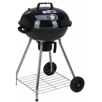 Barbacoa Con Ruedas Negra 47Cm