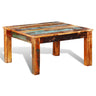 Mesa De Centro Cuadrada Madera Reciclada