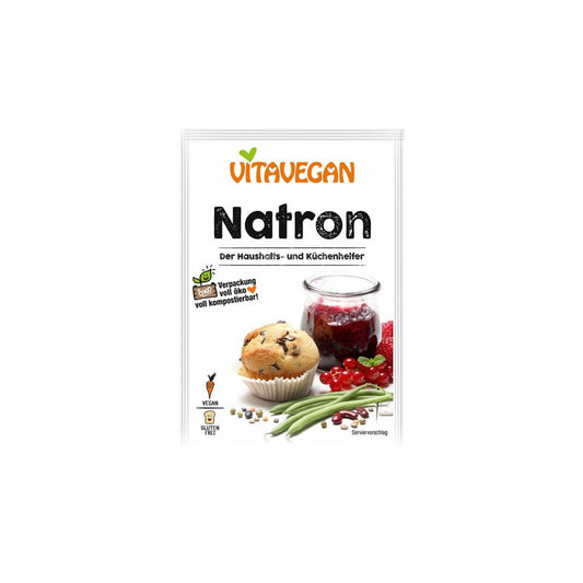 Bicarbonato de sodio (natrón) s/g Biovegan Nueva Versión sobre 20 g