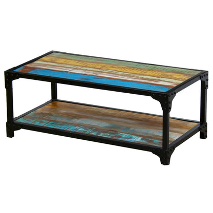 Mesa De Centro Madera Maciza Reciclada_1