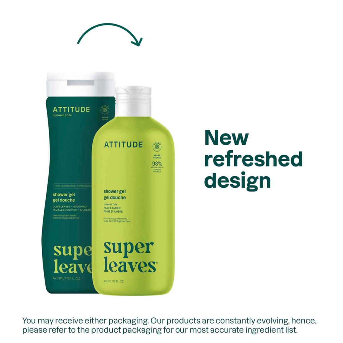 Super Leaves Gel de Banho Suavizante Folhas de Oliveira 473 ml