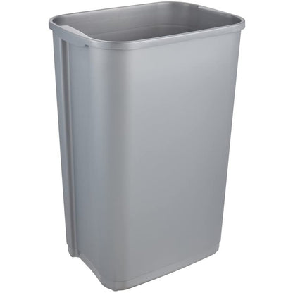 Cubo De Basura Con Tapa Basculante, 50 L, Swantje, Plateado_2