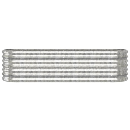 Jardinera Arriate Acero Galvanizado Plata 152x40x36 Cm_2