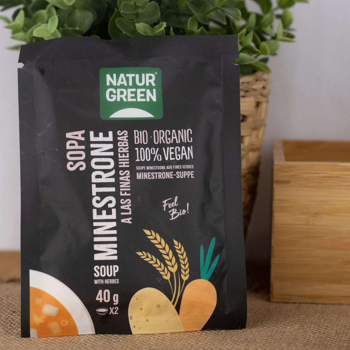Sopa Minestrone Ervas Finas Bio Naturgreen 40g