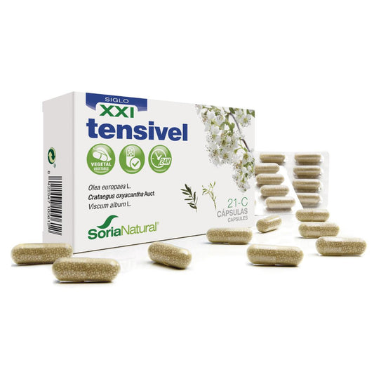 21-C Tensivel libertação prolongada Soria Natural, 30 cápsulas