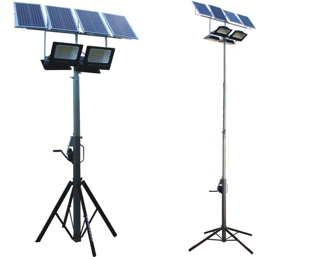 Ayerbe - 5419105 - Torre Trípode De Iluminación Profesional 5 M. 4 X 200 W_0