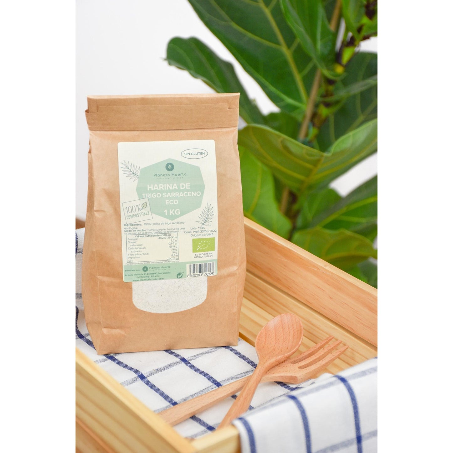 Farinha de Trigo Sarraceno Sem Glúten ECO Planeta Huerto 1 kg