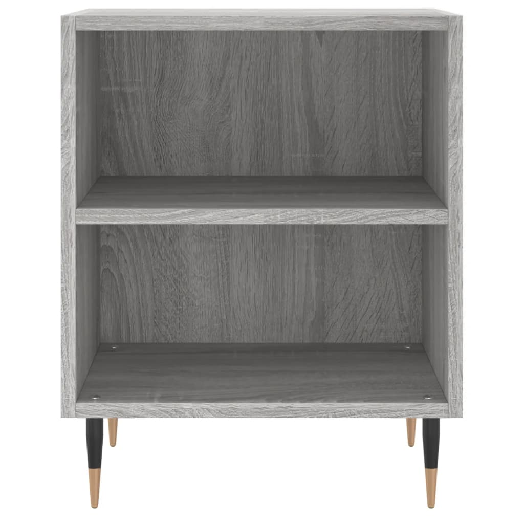 Mesita De Noche 2 Uds Madera Ingeniería Gris Sonoma 40x30x50 Cm_3