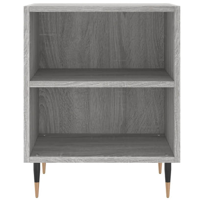 Mesita De Noche 2 Uds Madera Ingeniería Gris Sonoma 40x30x50 Cm_3