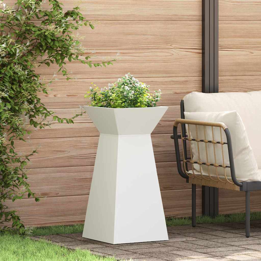 Maceta Pilar 2 Uds. Blanco 35 X 35 X 73 Cm_1