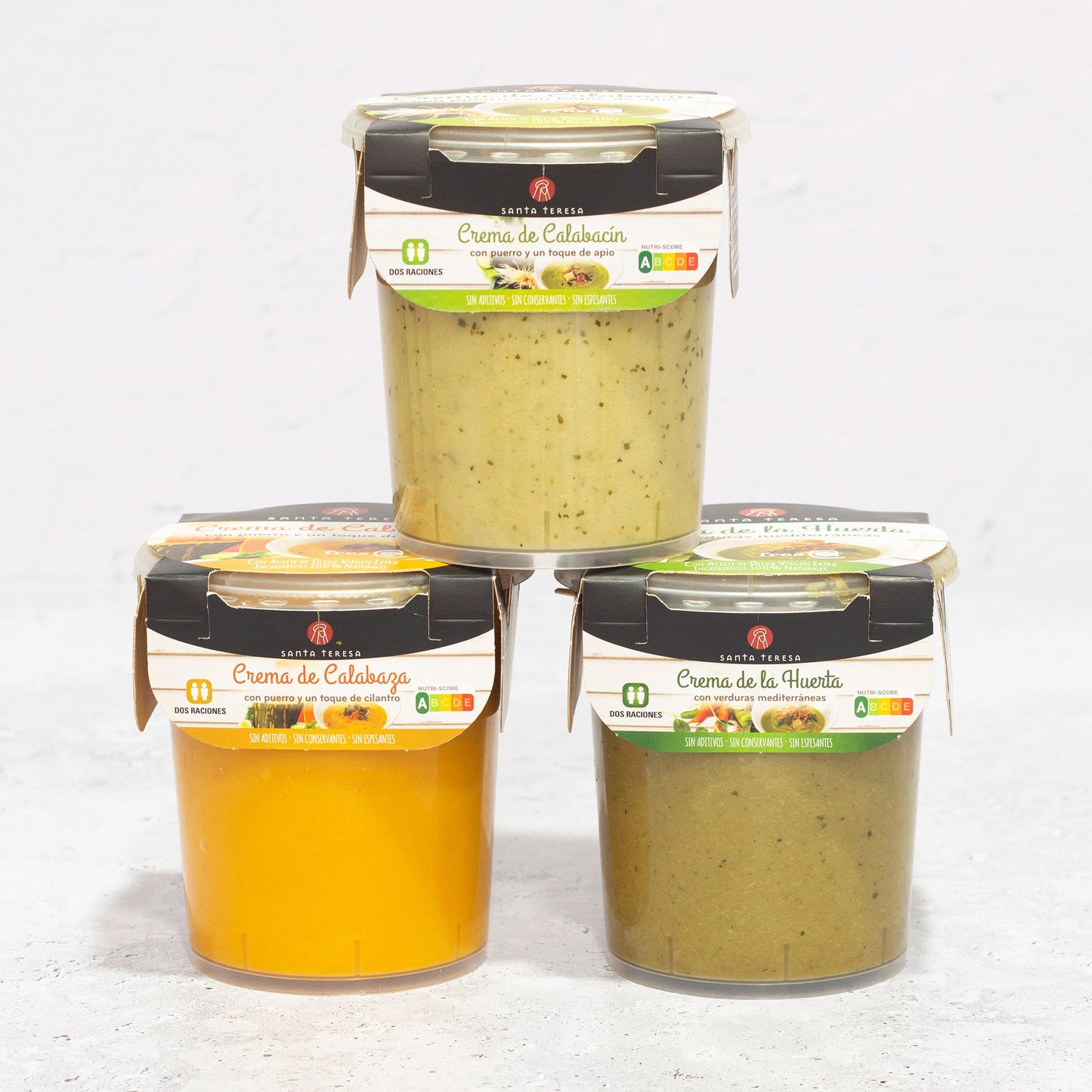 Pack 3 Cremas: Calabaza 400ml + Calabacin 400ml + Huerta 400ml_0