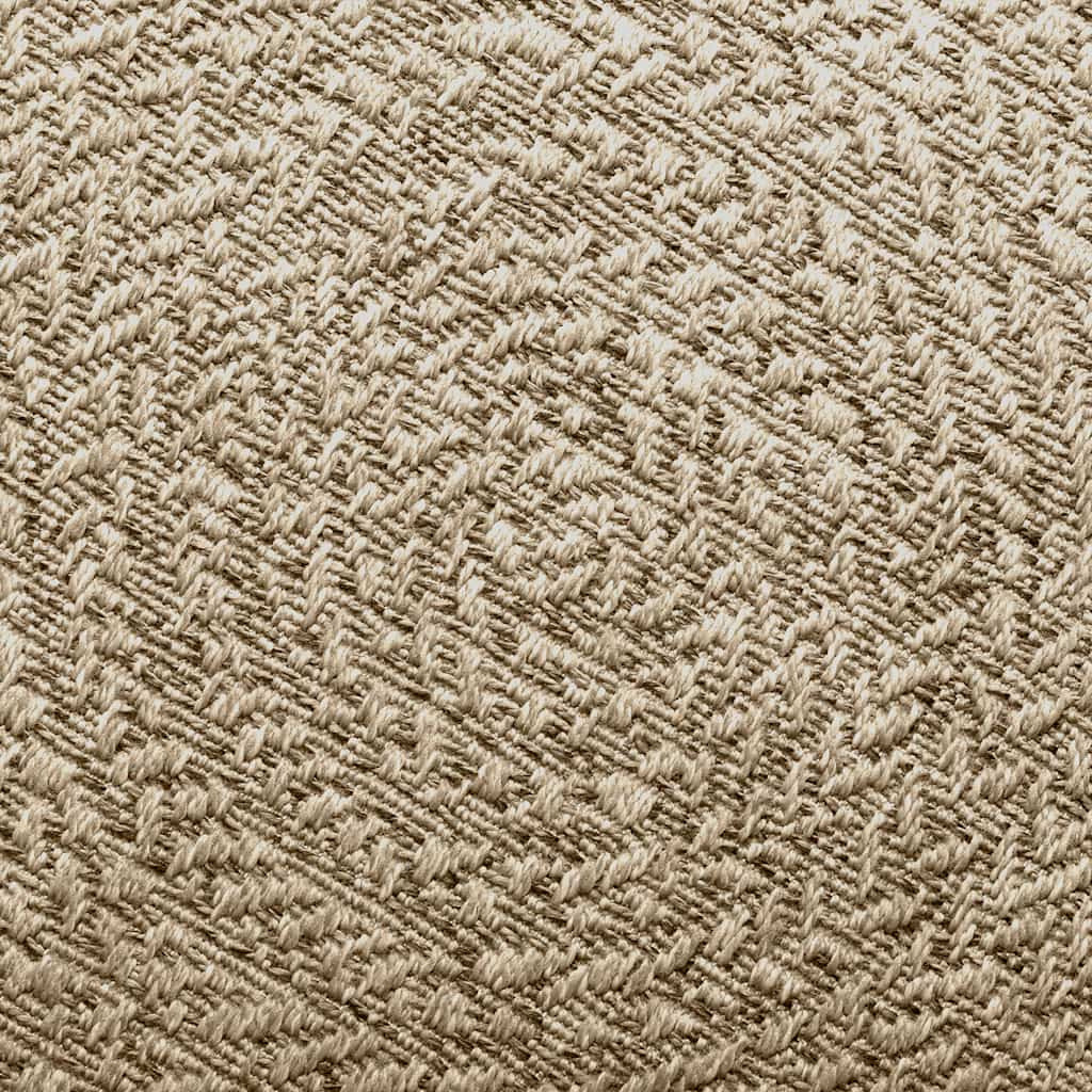 Vidaxl Alfombra Zizur Aspecto Yute Interior/exterior Beige Ø 200 Cm_3