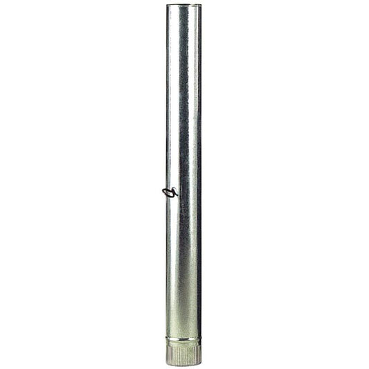 Wolfpack Tubo Estufa Acero Galvanizado Ø 100 Mm, Ideal Estufas De Leña, Chimenea, Alta Resistencia, Conducto Humos. Con Llave_0