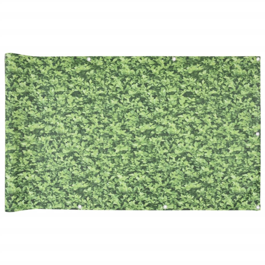 Pantalla De Privacidad De Balcón Pvc Plantas Verde 600x90 Cm / Vetonek_5