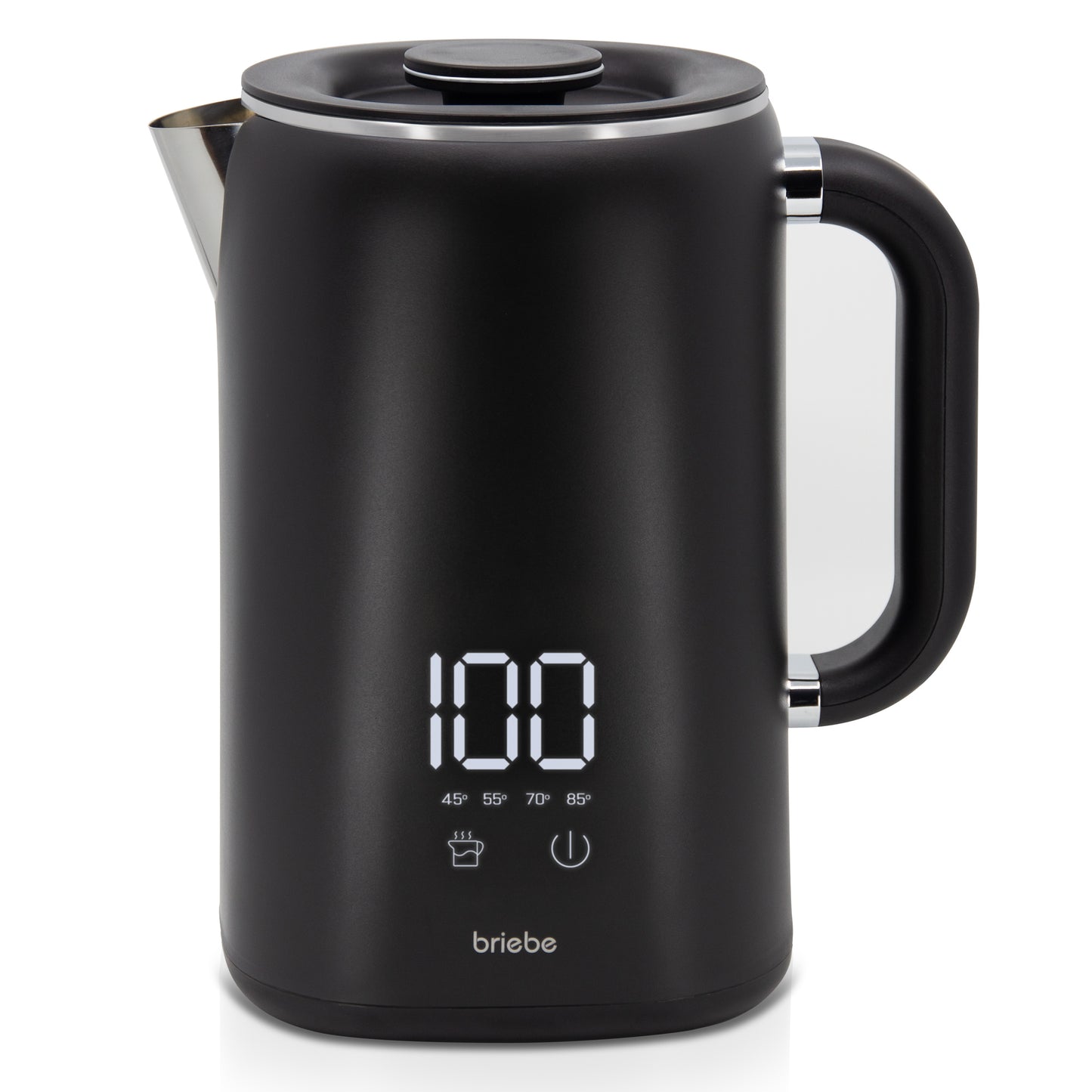 Briebe I-black Hervidor Agua Eléctrico 1,7lregulador De Temperatura Digital 45°c A 100°c, Libre De Bpa, Kt1175blk_0