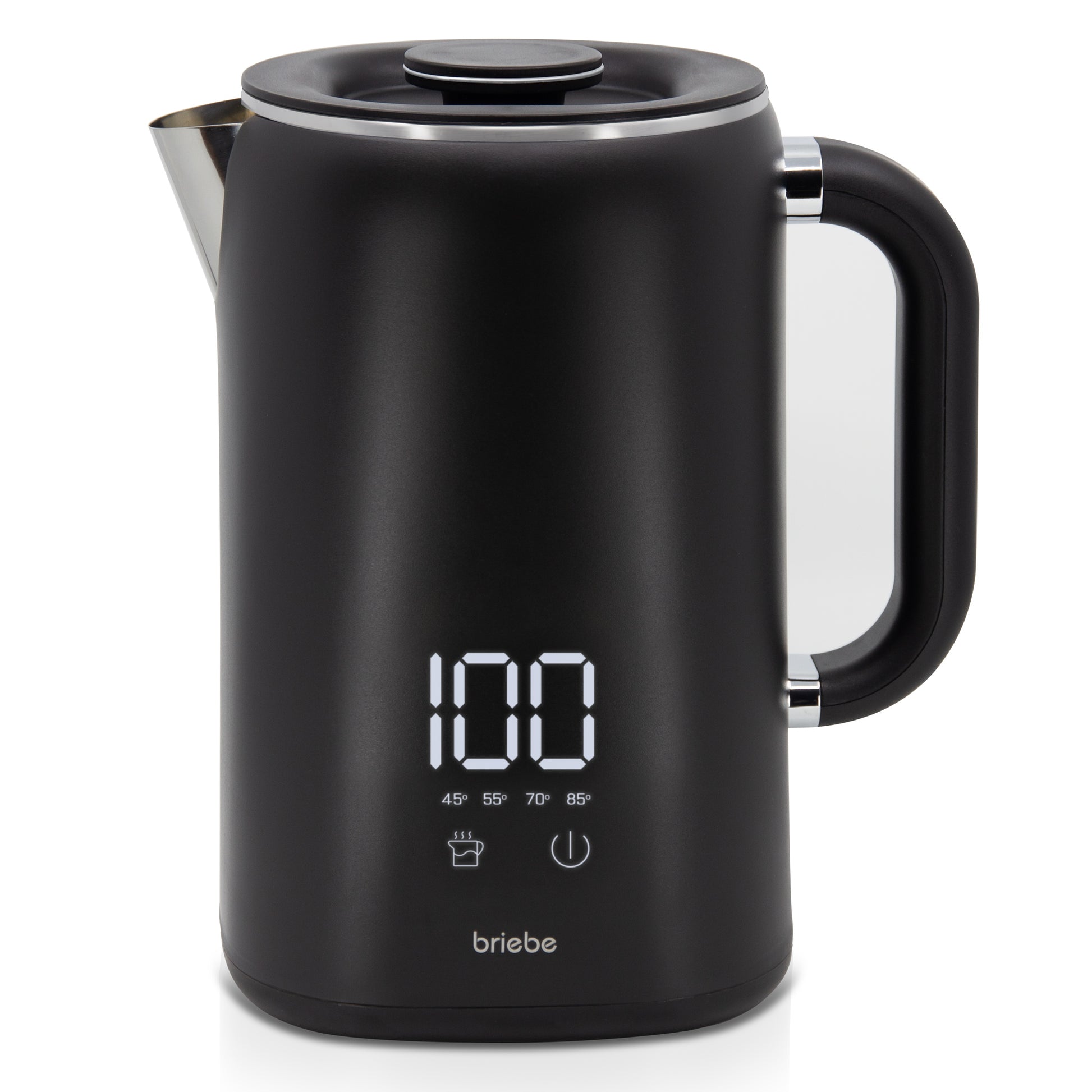 Briebe I-black Hervidor Agua Eléctrico 1,7lregulador De Temperatura Digital 45°c A 100°c, Libre De Bpa, Kt1175blk_0