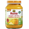 Pote de Abóbora e Arroz Biológico Holle +4 Meses, 190g