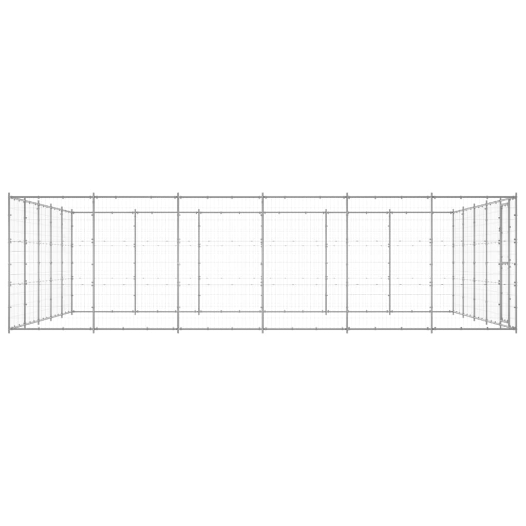 Perrera De Exterior De Acero Galvanizado 36,3 M²_2