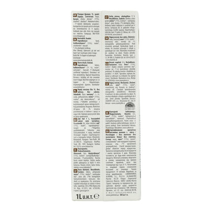 Embalagem de 6 unidades de Bebida de Aveia Integral 0% Açúcares Bio NaturGreen 1 L