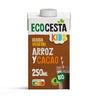 Mini Bebida Vegetal de Arroz e Cacau Biológica, 250 ml Ecocesta