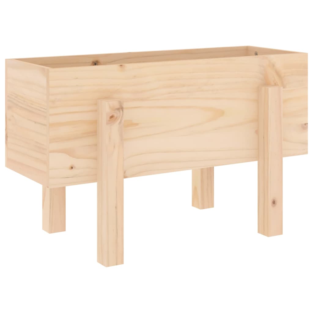 Jardinera Madera Maciza De Pino 62x30x38 Cm_5