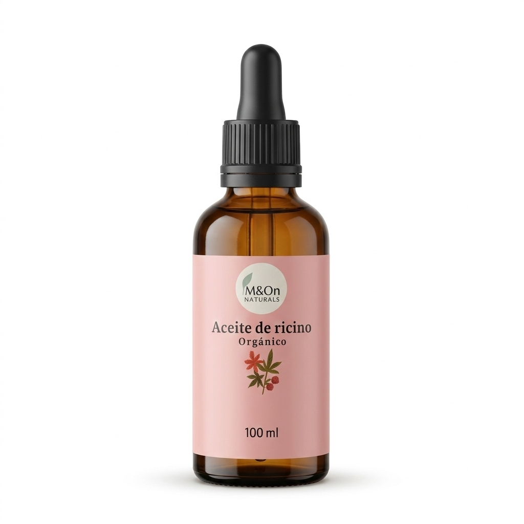 Aceite De Ricino Orgánico 100 Ml | Nutrición Para Cabello, Pestañas Y Cejas | M&on Naturals_0