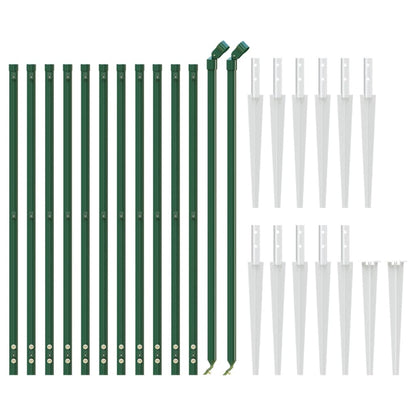 Cerca De Alambre Con Pinchos De Anclaje Verde 1x25 M / Vetonek_0