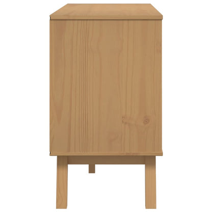 Aparador Olden Madera Maciza De Pino Marrón 114x43x73,5 Cm / Vetonek_3