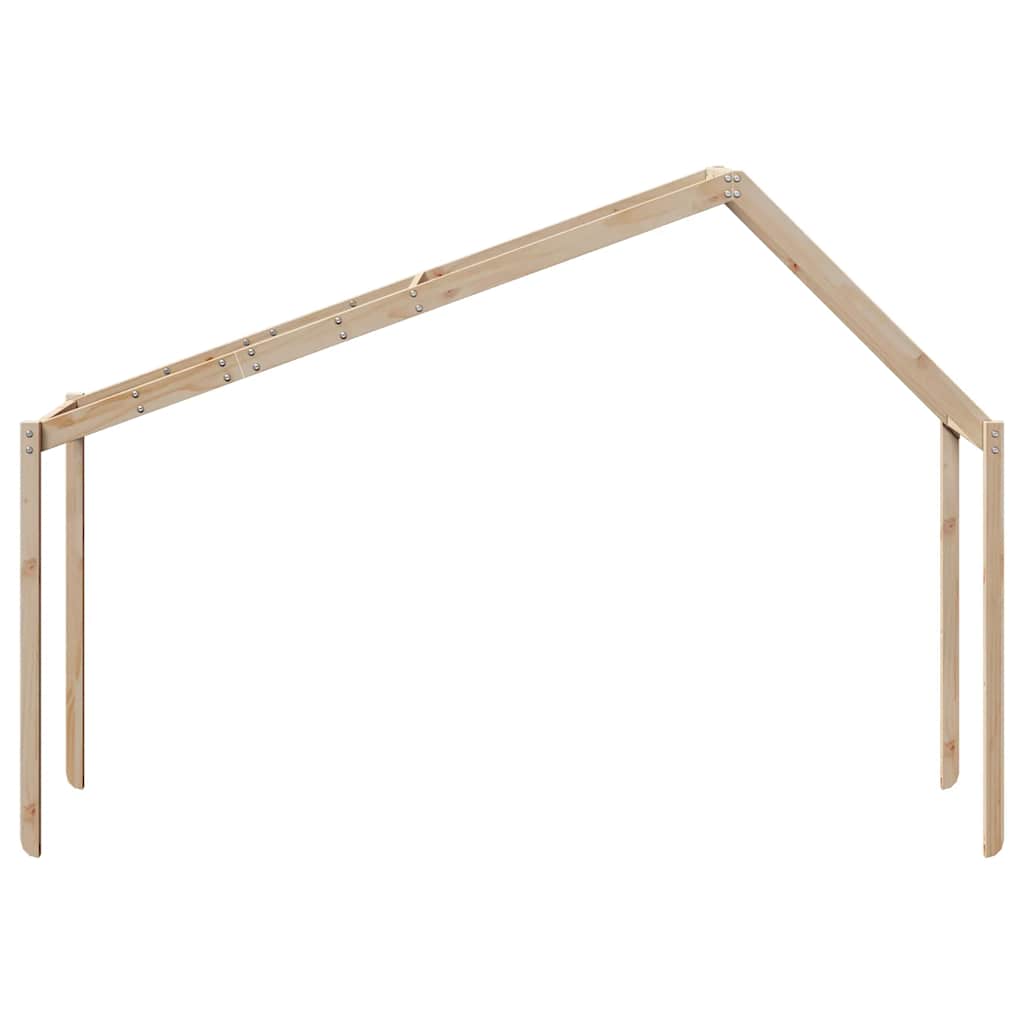 Techo De Cama Infantil Madera Maciza Pino 213x95,5x144,5 Cm_3