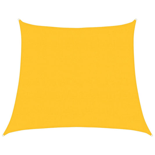 Vidaxl Toldo De Vela Trapecio Hdpe Amarillo 160 G/m² 4/5x4 M_0
