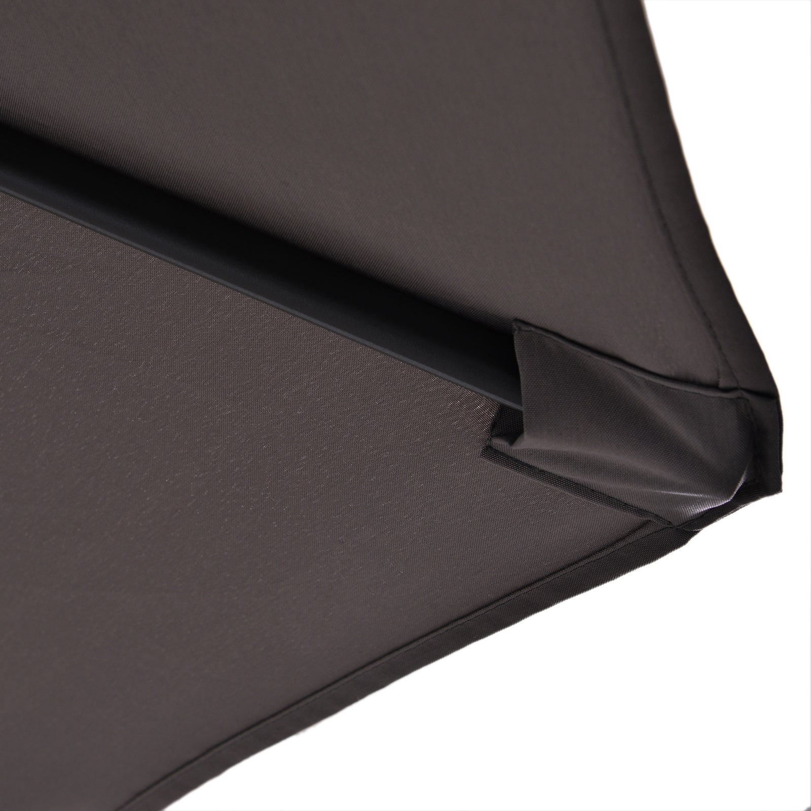 Outsunny Parasol De Jardín Doble Con Manivela 270x445x260 Cm Gris_3