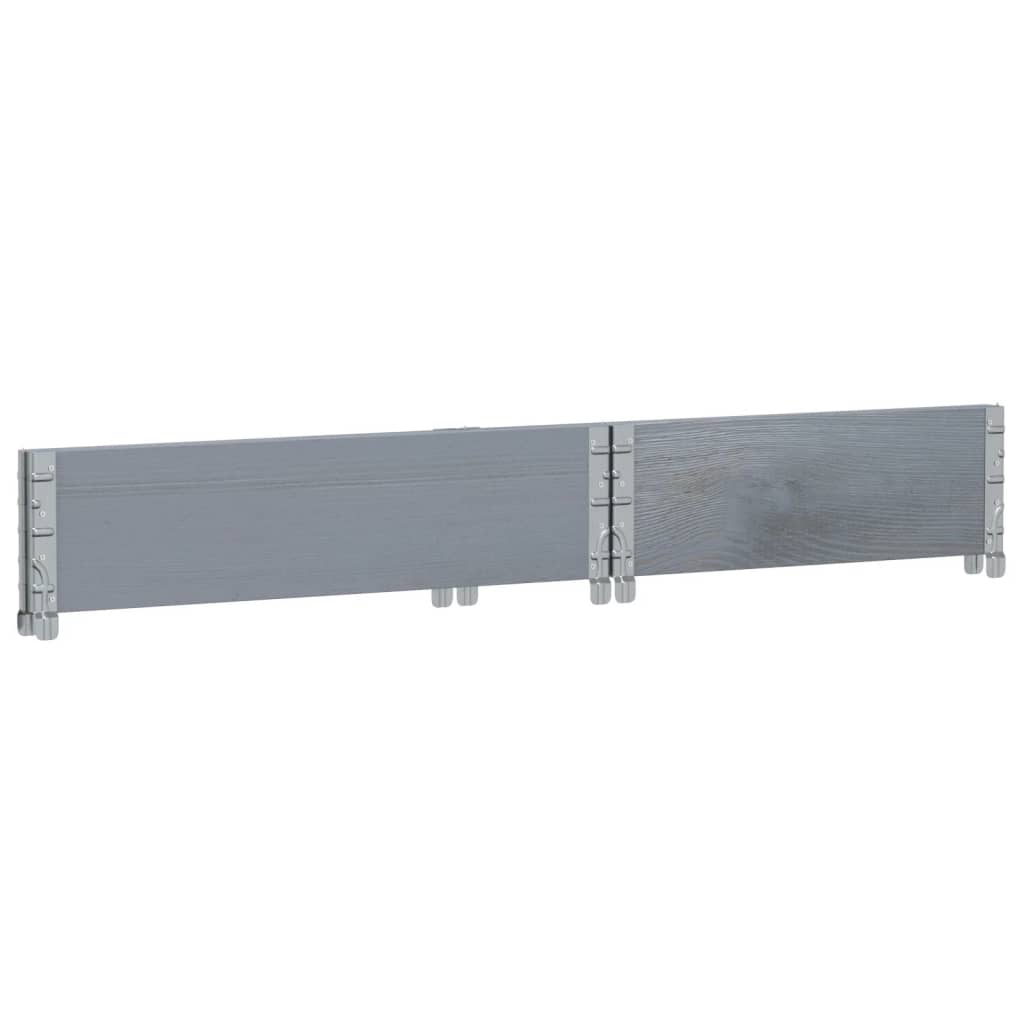 Jardinera De Madera Maciza De Pino Gris 80x60 Cm_5