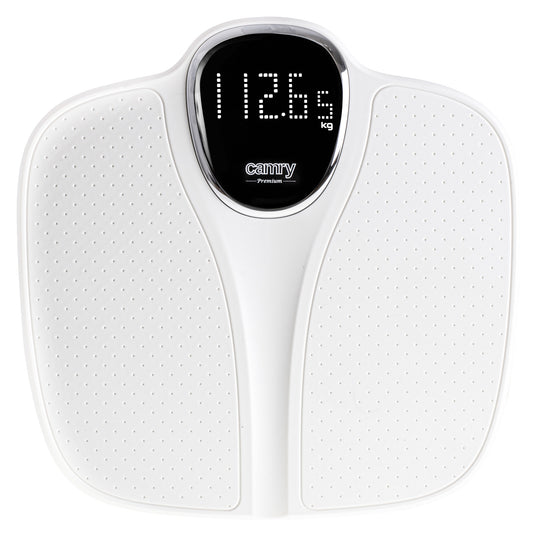 Báscula De Baño Digital, Alta Precisión 180kg, Pantalla Lcd Apagado Automático, Antideslizante, Briebe, Sc1125w, Blanco_0