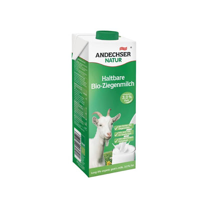 Leite de cabra mínimo 3% gordura Bio, 1L