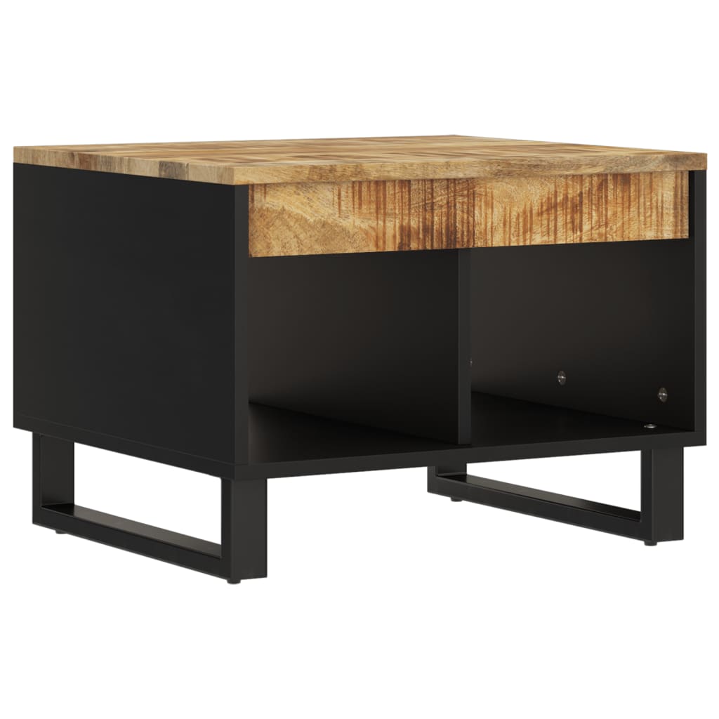 Mesa De Centro De Madera Maciza Mango 55x50x40 Cm_0