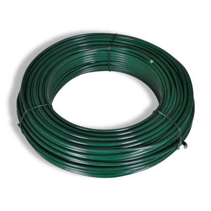 Valla De Tela Metálica Con Postes Acero Verde 1,5x25 M / Vetonek_2
