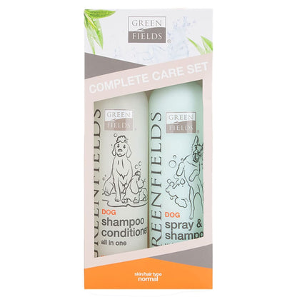 Greenfields Lote De Champú Y Espray Para Perros Completo 2x250 Ml_0