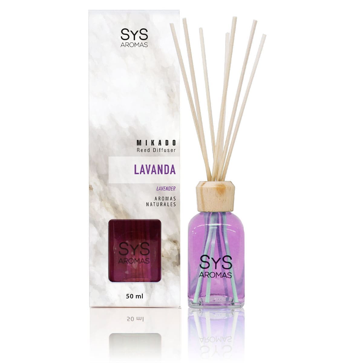 Ambientador Mikado Lavanda 50 ml | Aroma Floral Relajante | Efecto Calmante | Fragancia Duradera_0
