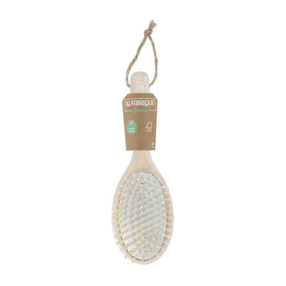 Escova de cabelo pneumática de madeira 100% natural La Fabrique Green