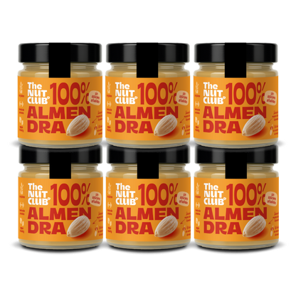 Pack crema 100% almendra nacional 6 uds The Nut Club 1080g_0