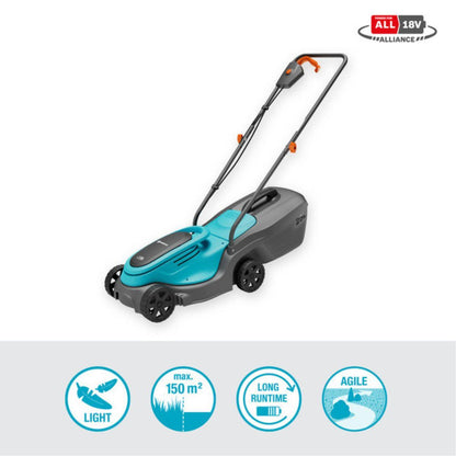 Conjunto de corta-relva a bateria Gardena PowerMax 30/18 V P4A