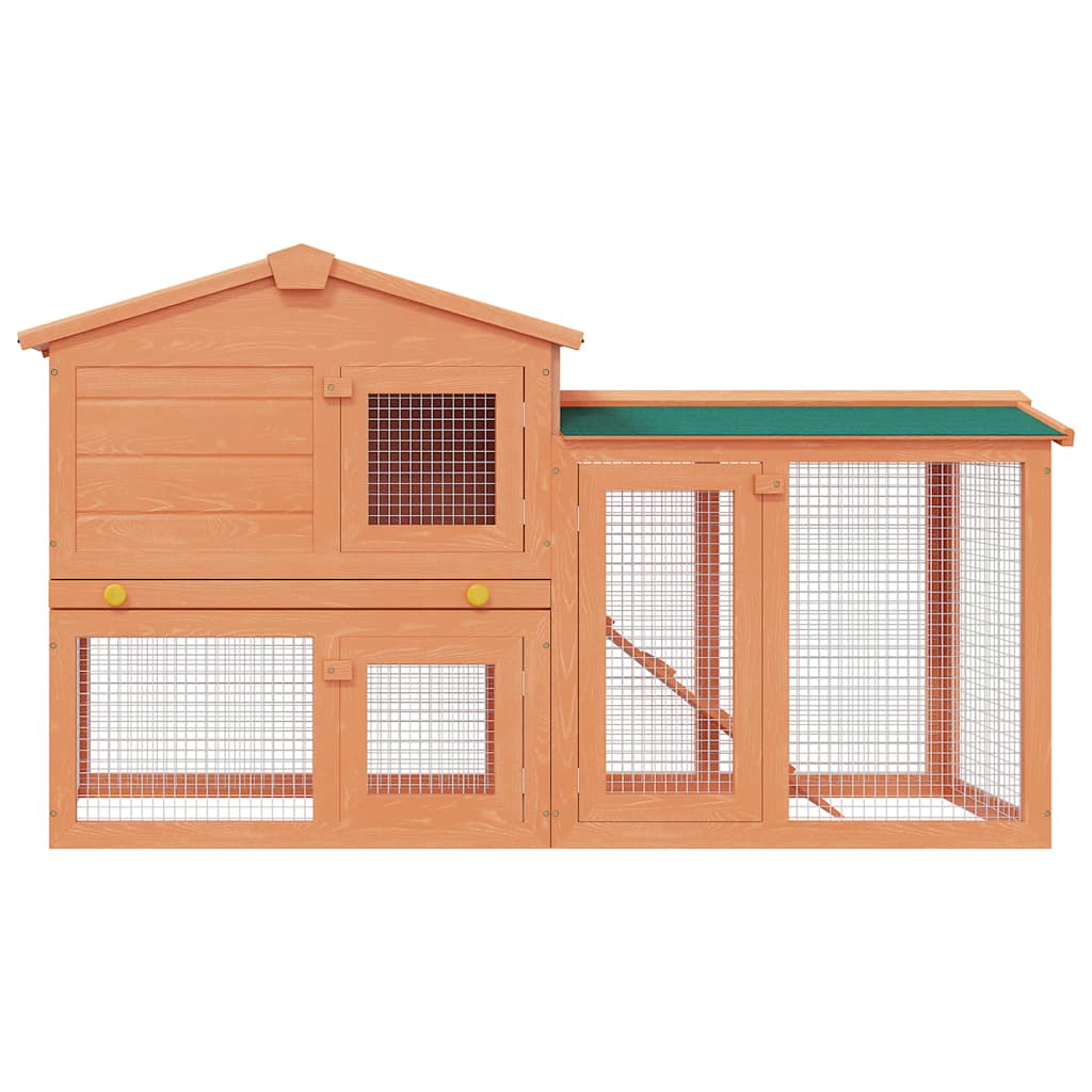 Casa De Animales Grande Jaula Conejera De Madera_2